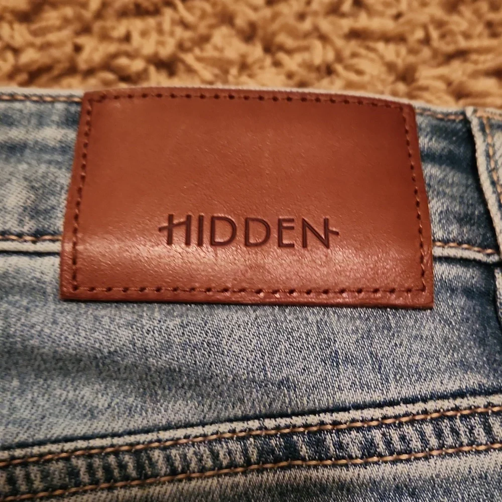 Hidden Distressed Blue Women's Flare Jeans Size 26 - Picture 7 of 10